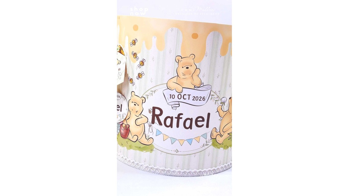 Trusou Botez Băiat Winnie the Pooh Ursulețul Personalizat 1